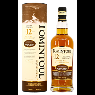 Tomintoul whisky 12 yr Oloroso